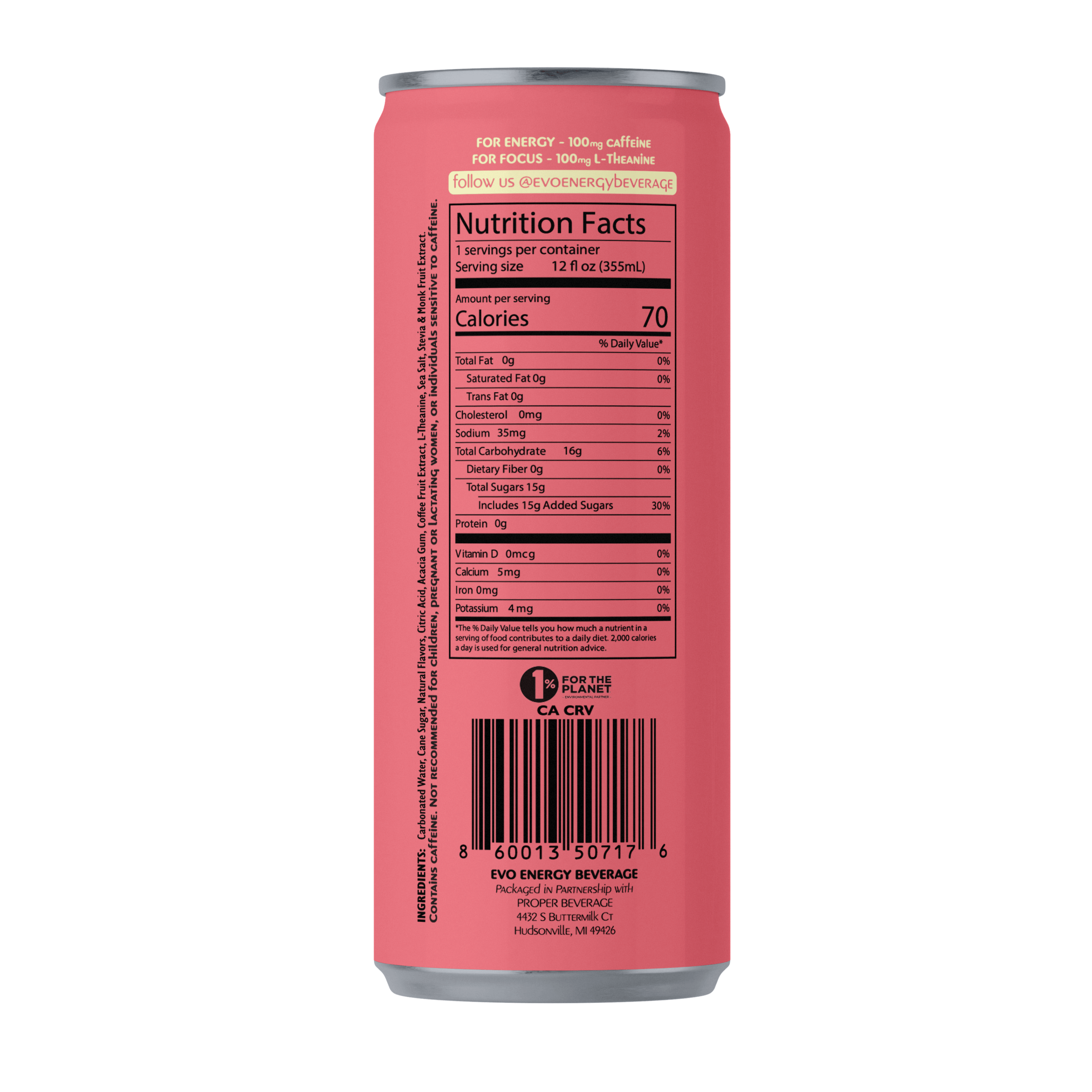 Evo Energy Beverage
